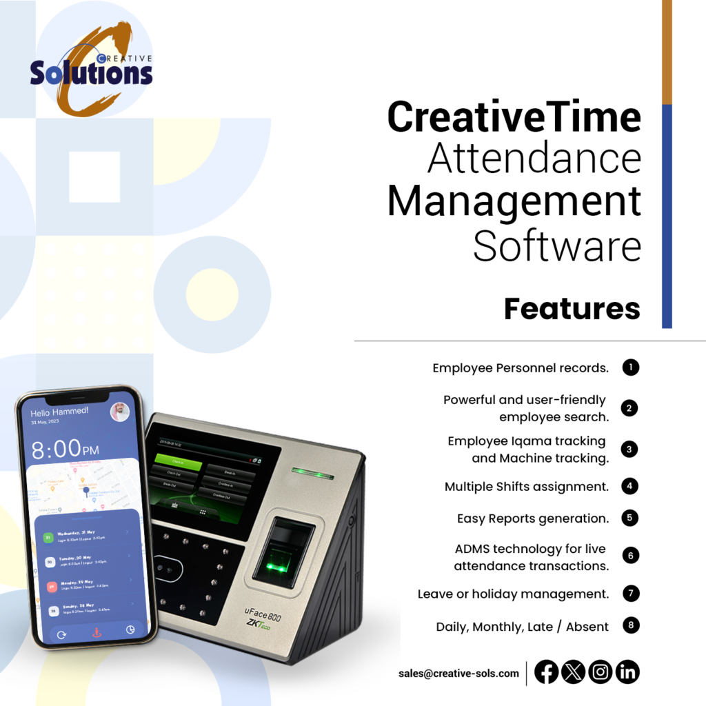 CreativeTime Attendance software